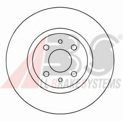 Тормозной диск 16061 A.B.S.