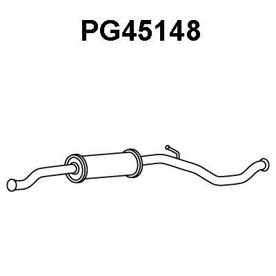 Предглушитель выхлопных газов PG45148 VENEPORTE