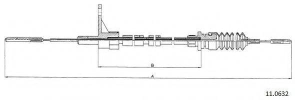 Тросик газа VW04170 CEF