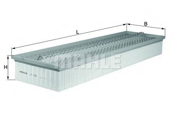LX 335 KNECHT Фильтр воздушный LX 335 KNECHT
