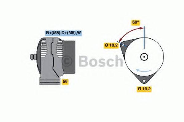 Генератор 0 986 047 210 BOSCH