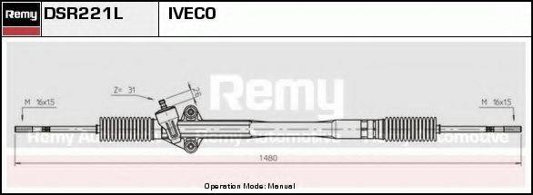 Рулевой механизм DSR221L REMY