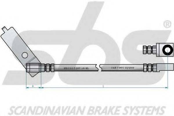 Тормозной шланг 13308525138 SBS