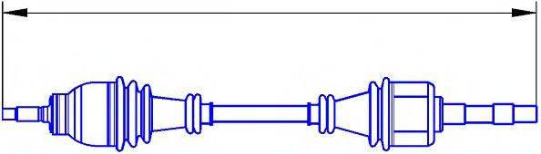Приводной вал 12919 SERCORE