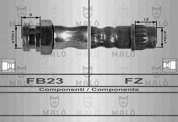 Тормозной шланг 80227 MALO