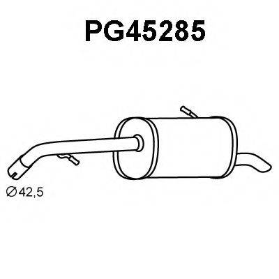 Глушитель выхлопных газов конечный PG45285 VENEPORTE