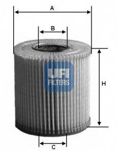 25.077.00 UFI Фильтр масляный 25.077.00 UFI