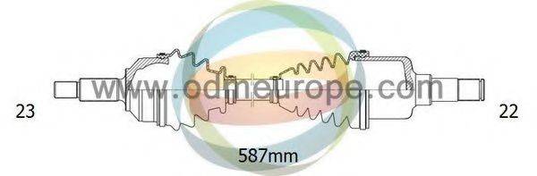 Приводной вал 18-301200 ODM-MULTIPARTS