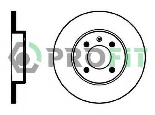 Тормозной диск 5010-0205 PROFIT