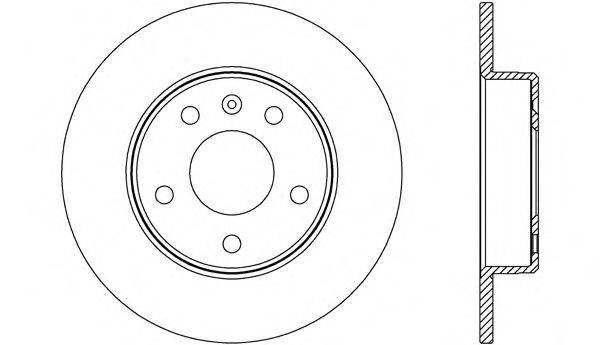 Тормозной диск BDA2667.10 OPEN PARTS