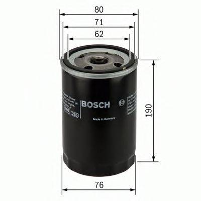 Фильтр масляный 0 451 103 348 BOSCH