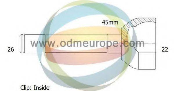 Шарнирный комплект, приводной вал 12-300709 ODM-MULTIPARTS