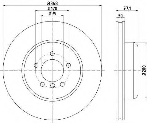 Тормозной диск MDC2380 MINTEX