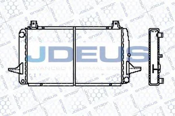 Радиатор, охлаждение двигателя RA0120430 JDEUS