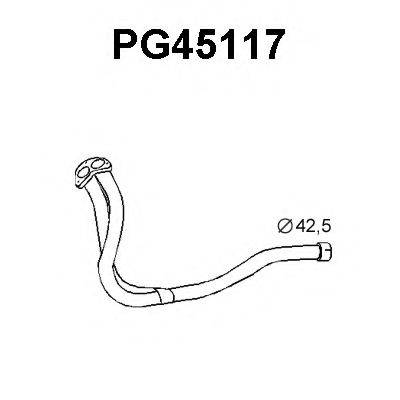 Труба выхлопного газа PG45117 VENEPORTE