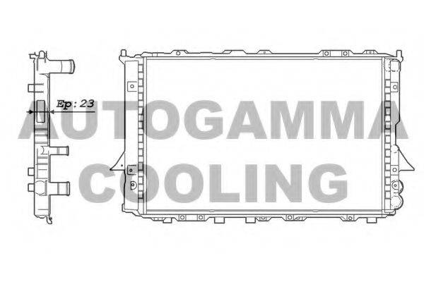 Теплообменник 100056 AUTOGAMMA