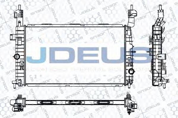 Радиатор, охлаждение двигателя RA0200920 JDEUS