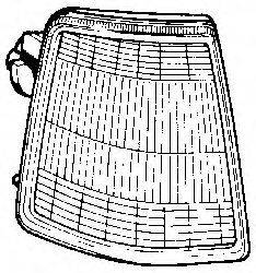 Фонарь указателя поворота 4039901 VAN WEZEL