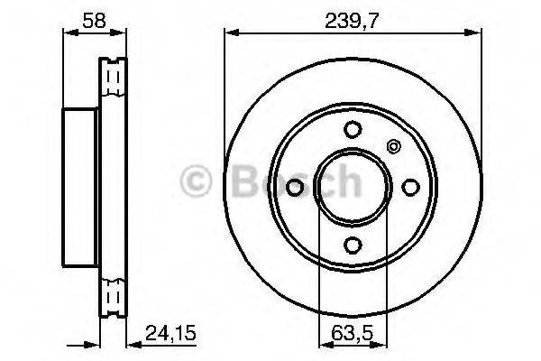 Тормозной диск 360406024800 MAGNETI MARELLI