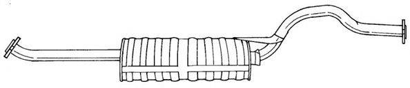 Глушитель выхлопных газов конечный 37608 SIGAM