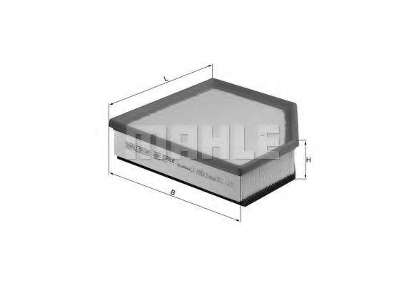 Фильтр воздушный LX 1593/2 KNECHT