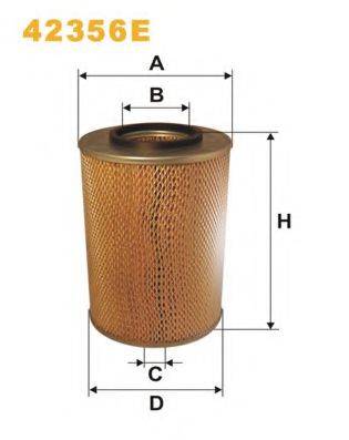 Фильтр воздушный 42356E WIX FILTERS