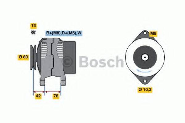 Генератор 0 986 047 200 BOSCH