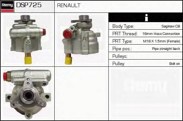 DSP725 REMY Гидравлический насос, рулевое управление DSP725 REMY