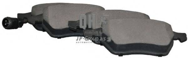Комплект тормозных колодок, дисковый тормоз 1163605219 JP GROUP