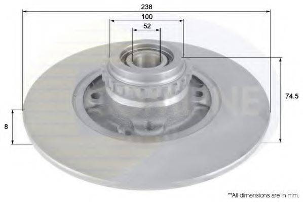 Тормозной диск ADC3004 COMLINE