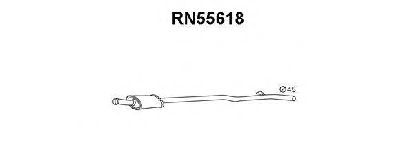 Предглушитель выхлопных газов RN55618 VENEPORTE