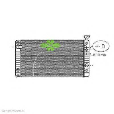 Радиатор, охлаждение двигателя 31-1811 KAGER