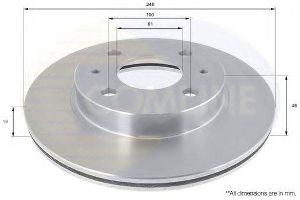 Тормозной диск ADC0211V COMLINE
