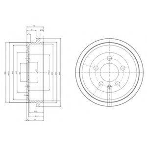 Тормозной барабан BF463 DELPHI