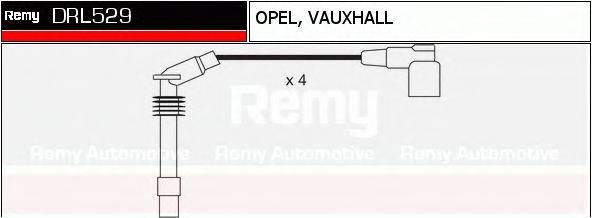 Комплект проводов зажигания DRL529 REMY