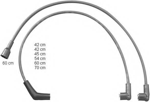 Комплект проводов зажигания ZEF1214 BERU