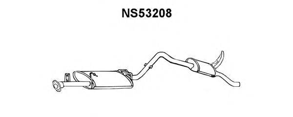 Глушитель выхлопных газов конечный NS53208 VENEPORTE