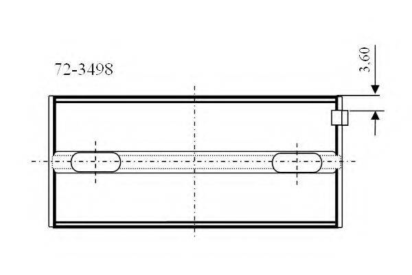 Подшипник 72-3498 GLYCO