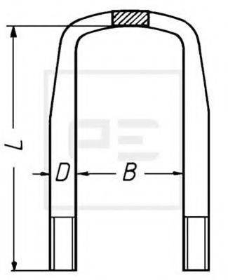 Стремянка рессоры 015.176-30A PE Automotive