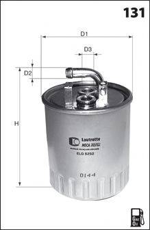 Фильтр топливный ELG5252 MECAFILTER