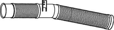 Труба выхлопного газа 68137 DINEX