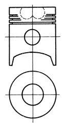 Поршень 93209600 KOLBENSCHMIDT