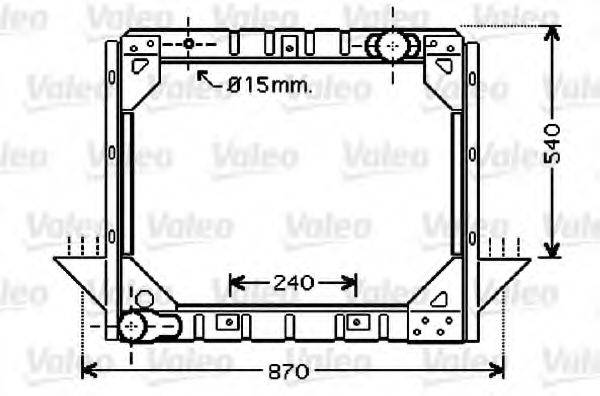 Теплообменник 733431 VALEO