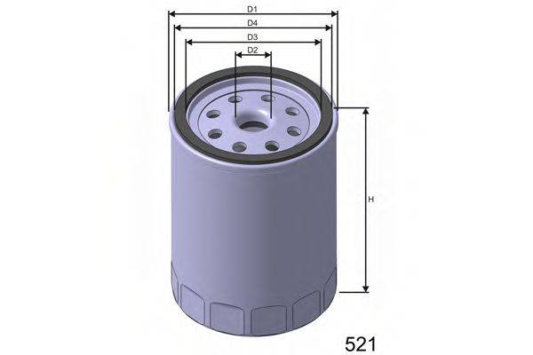 Фильтр масляный Z274 MISFAT