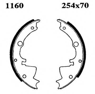 Комлект тормозных накладок H A6 001 BREMBO