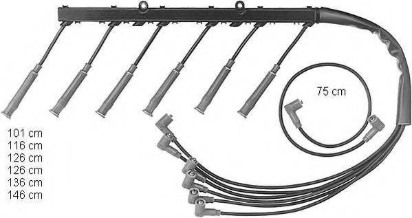 Комплект проводов зажигания ZEF493 BERU
