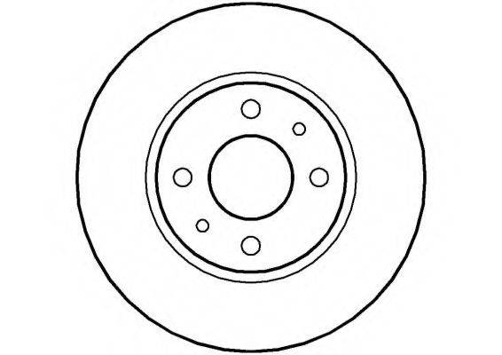 Тормозной диск NBD284 NATIONAL