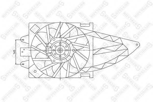 Вентилятор 29-99374-SX STELLOX
