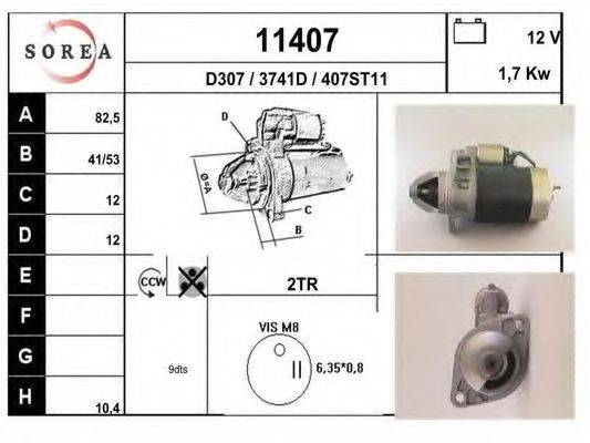 Стартер 11407 EAI