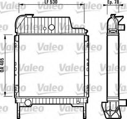 Теплообменник 730332 VALEO